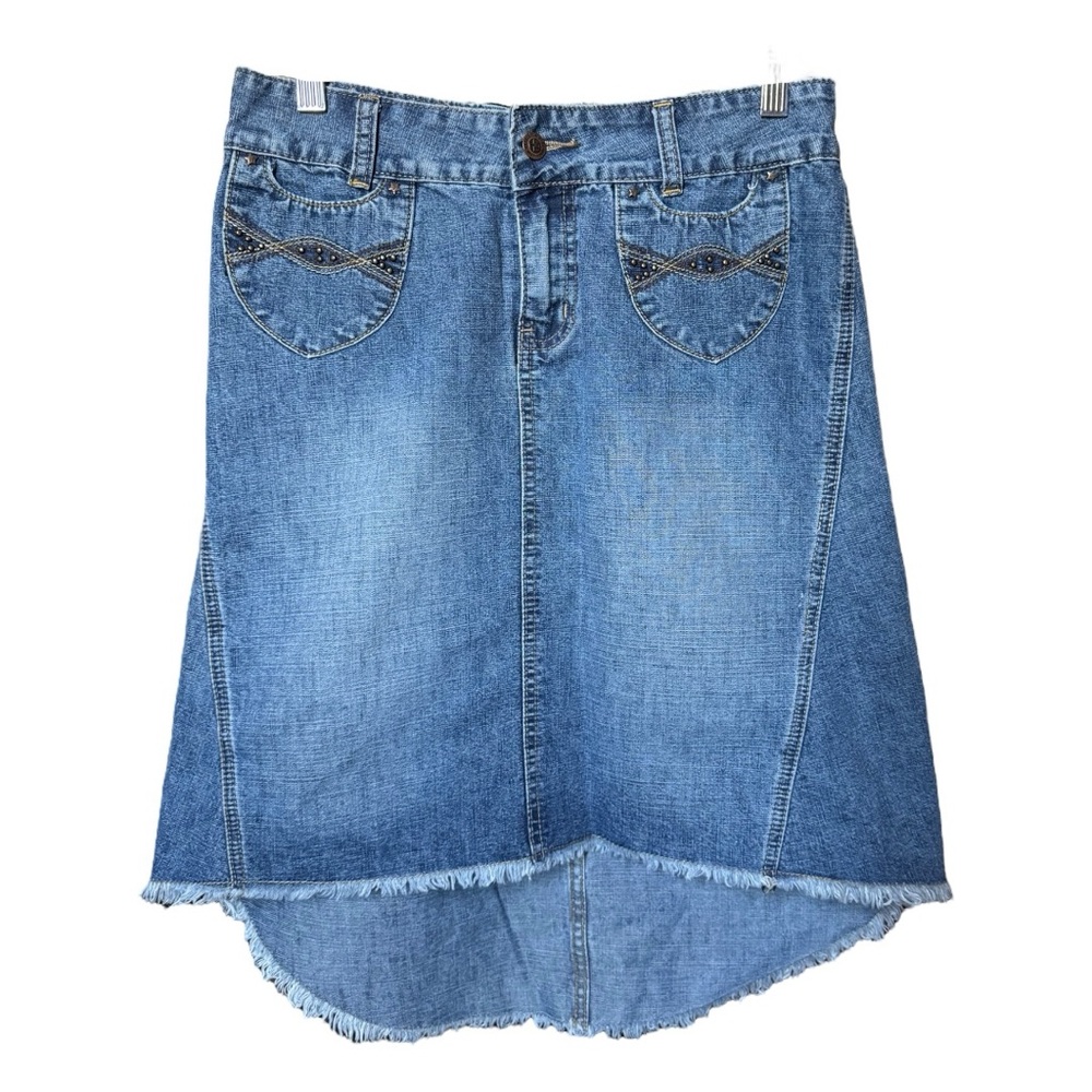 Bubblegum Distressed Y2k Skirt